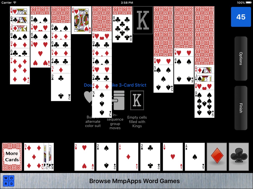 Double Klondike Solitaire screenshot 4