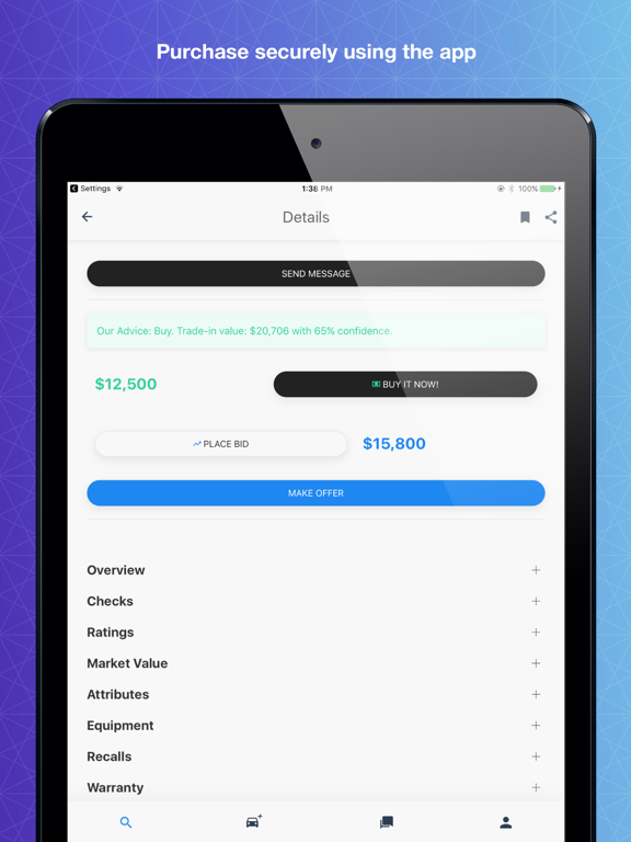 CarsXE iPad screenshot 5 - Shopping app