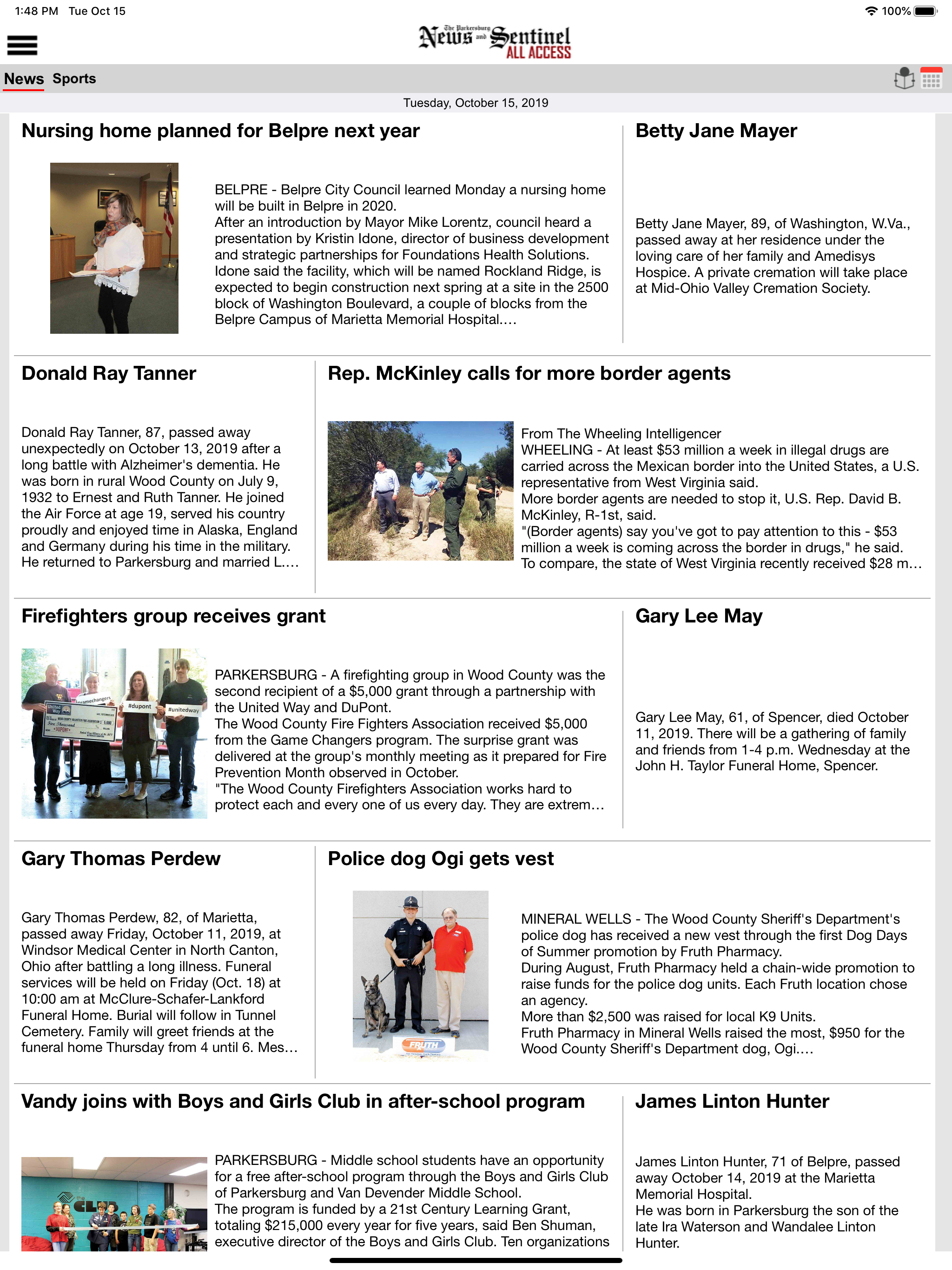 News and Sentinel All-Access screenshot 13