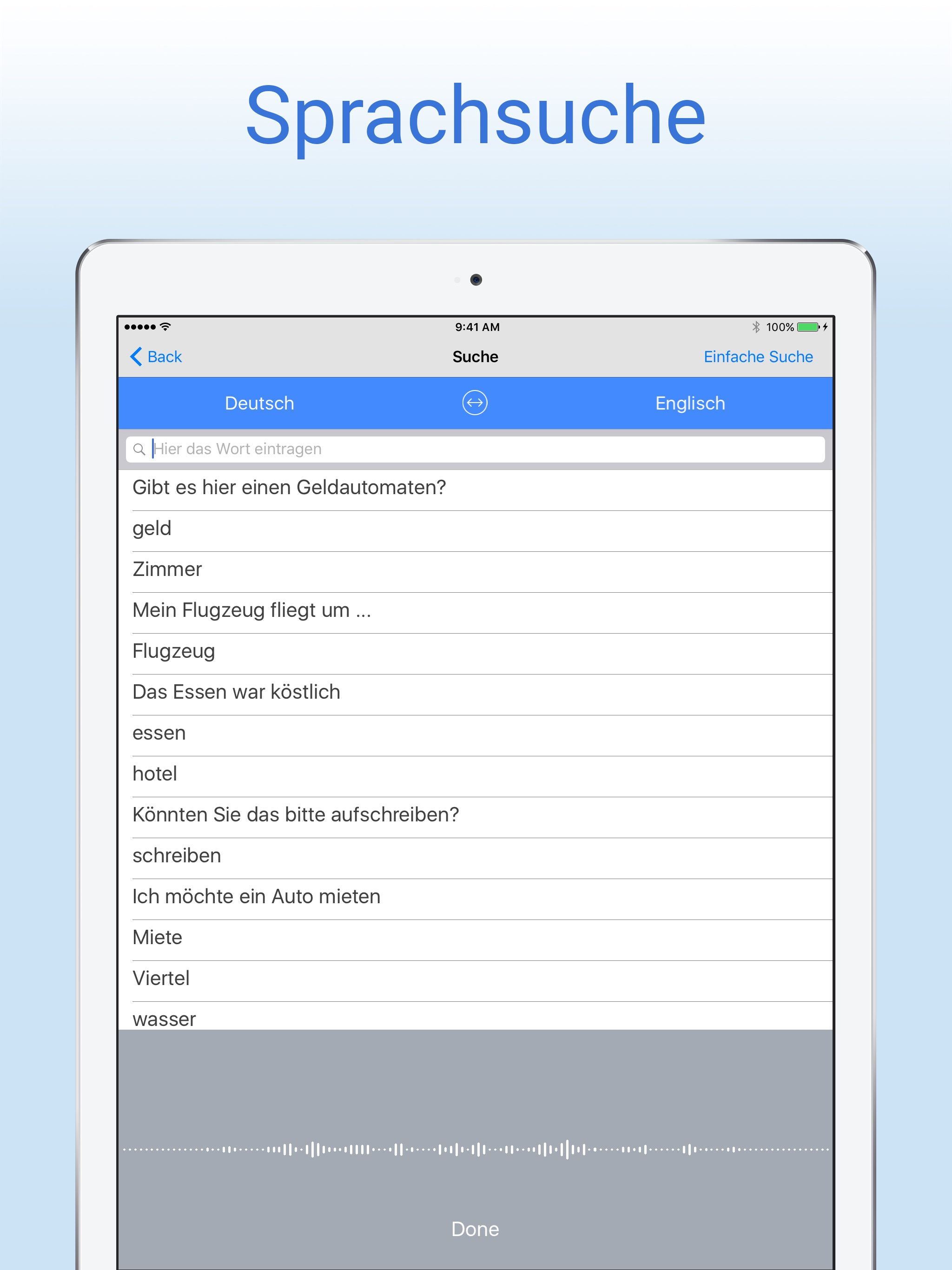 Deutsch-Englisch Wörterbuch. screenshot 7