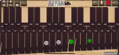 Xylophone Real: 2 mallet types