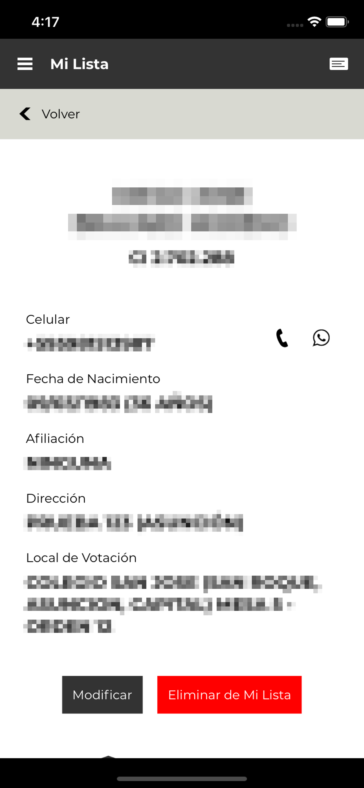 Electoral screenshot 5