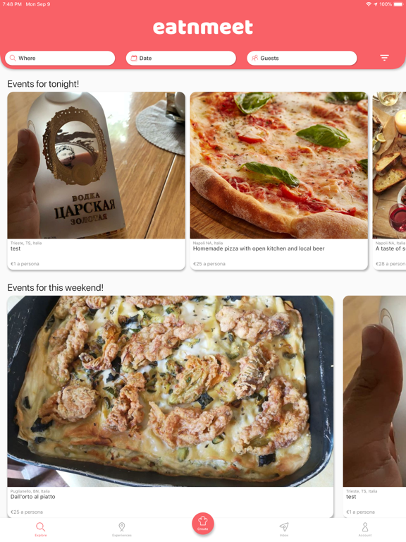 Screenshot #4 pour EatNmeet - Feed like home