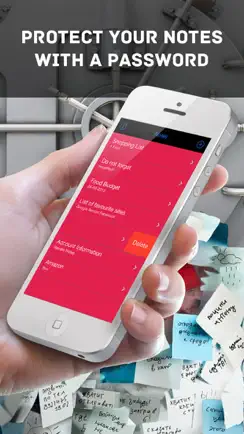 Secure Notes - Memo and lists iPhone image 1