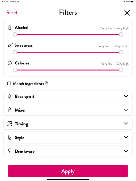 Cocktails App: Drinks Database iPad screenshot 5 - Food & Drink app