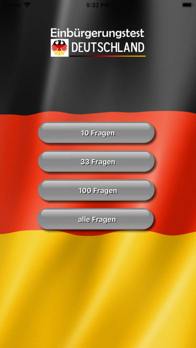 Einbürgerungstest App Screenshot