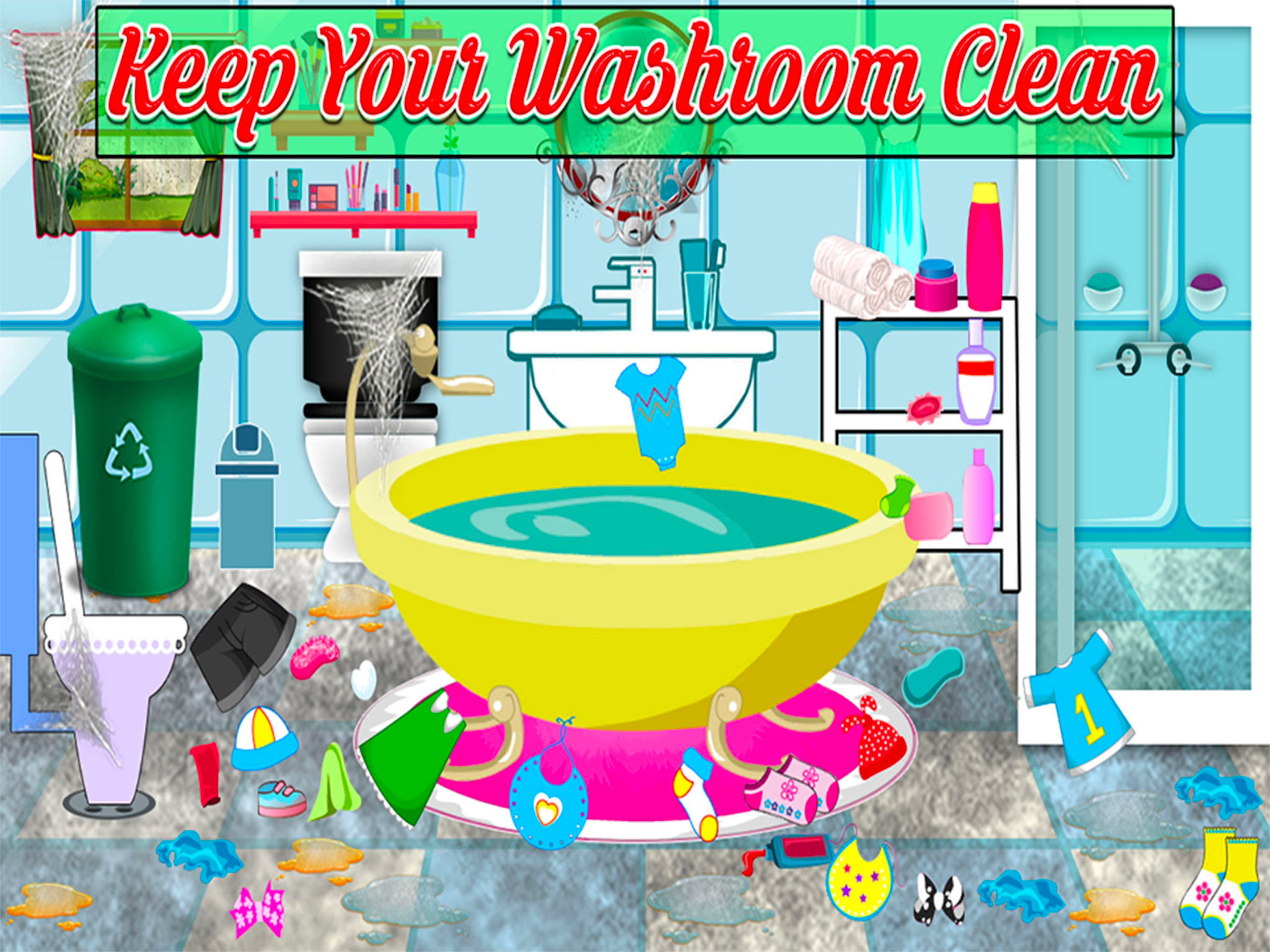 Girl Messy Home Clean Up Games screenshot 7