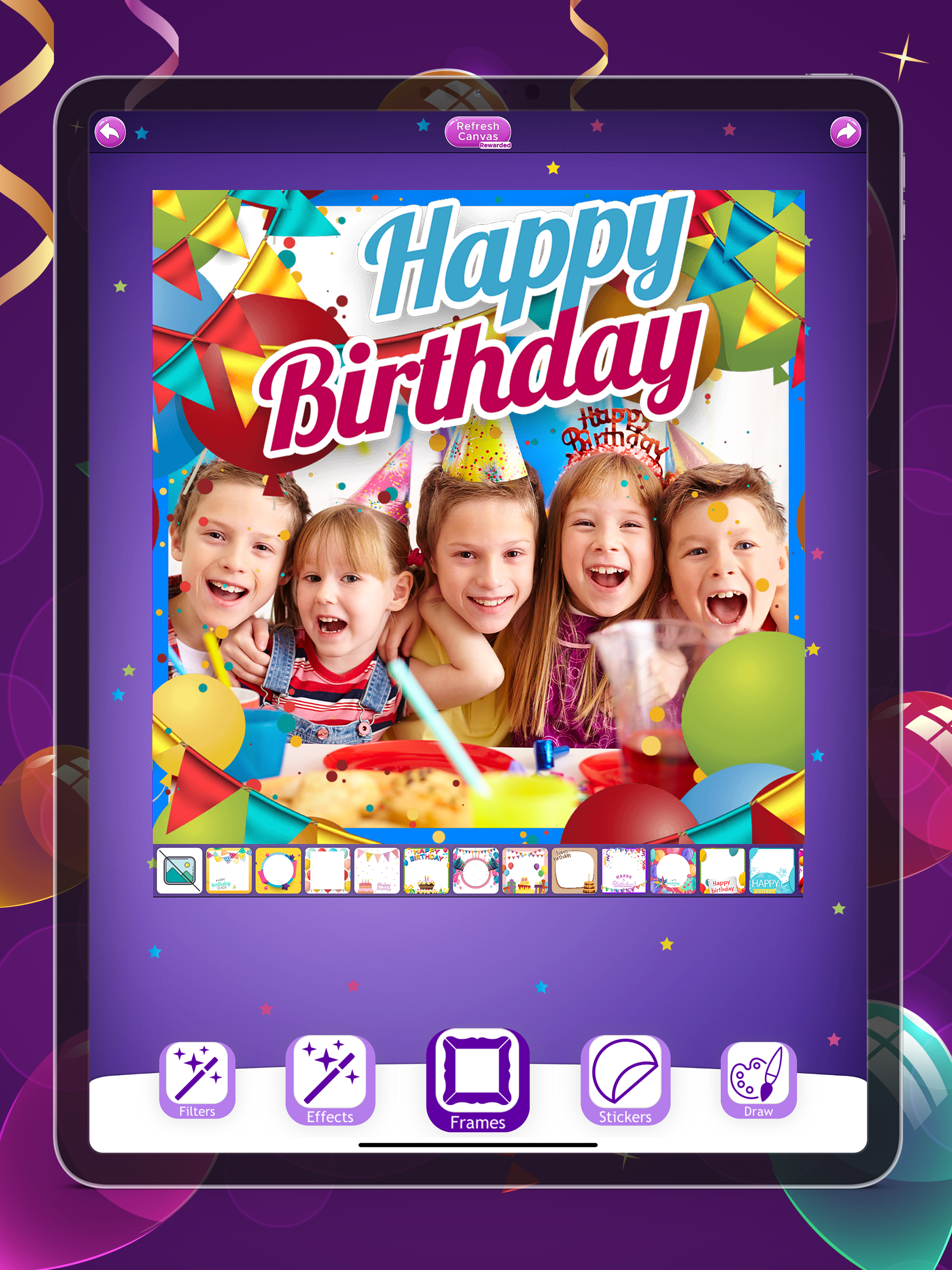 Happy B-day Frames & Stickers screenshot 12
