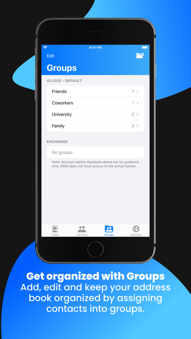 KINN - Contacts and Groups screenshot 4
