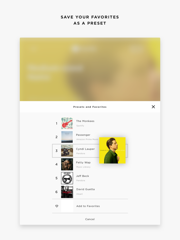 Bose SoundTouch iPad screenshot 4 - Music app
