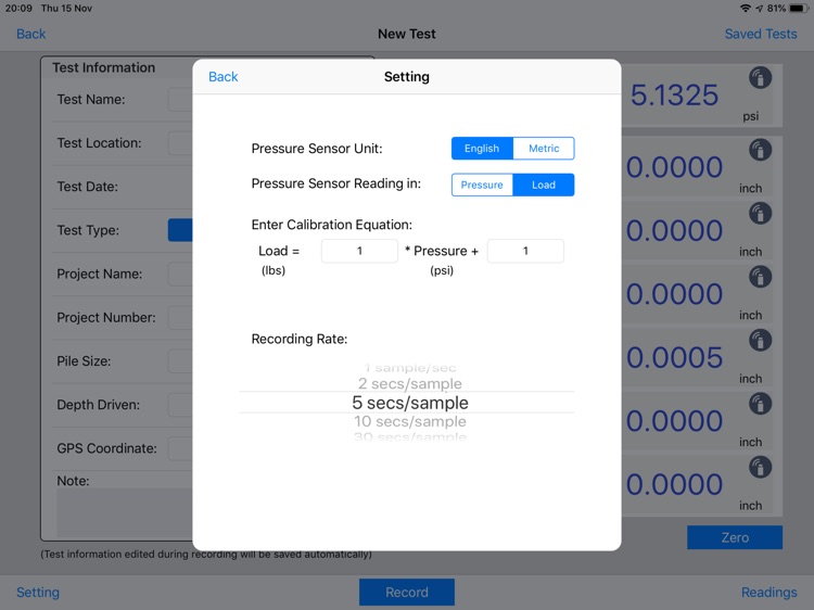 Wireless Pile Load Test