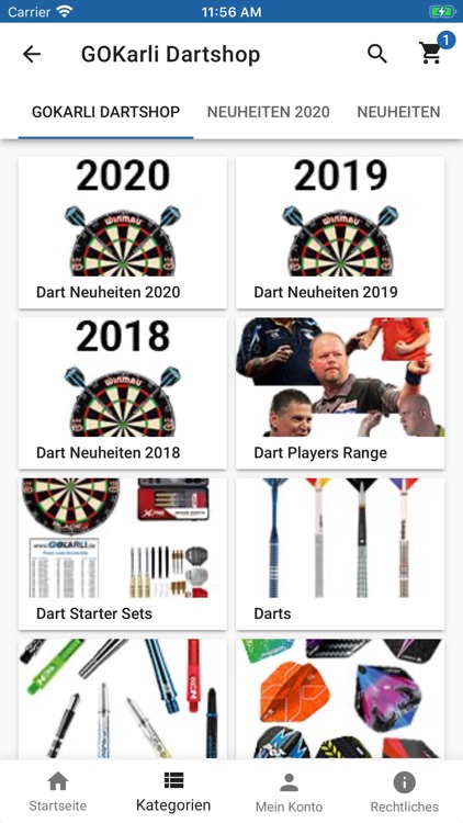 GOKarli Rennbahn und Dart Onli