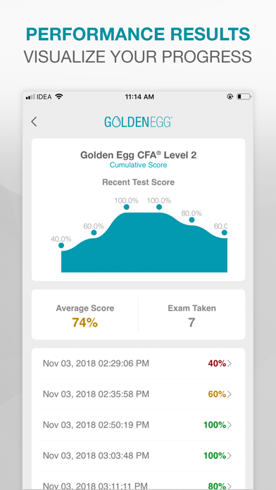 Golden Egg CFA® Exam Level 2. screenshot 4