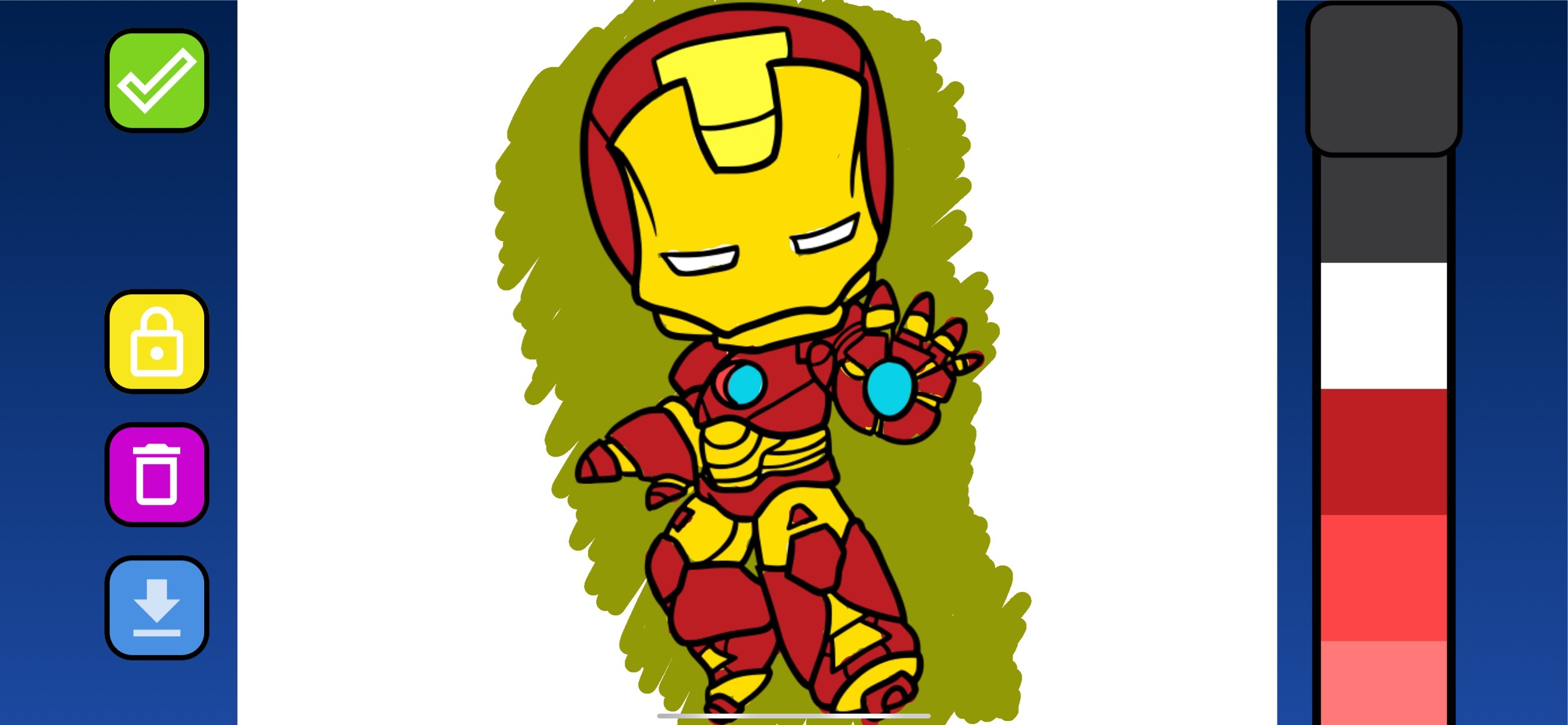 Colouring Superheroes screenshot 4