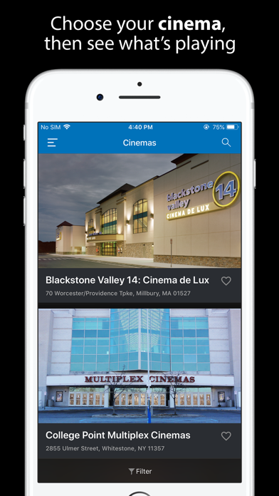Showcase Cinemas - U.S. Screenshot