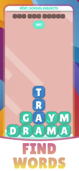 Game screenshot Bubble Words Puzzle apk