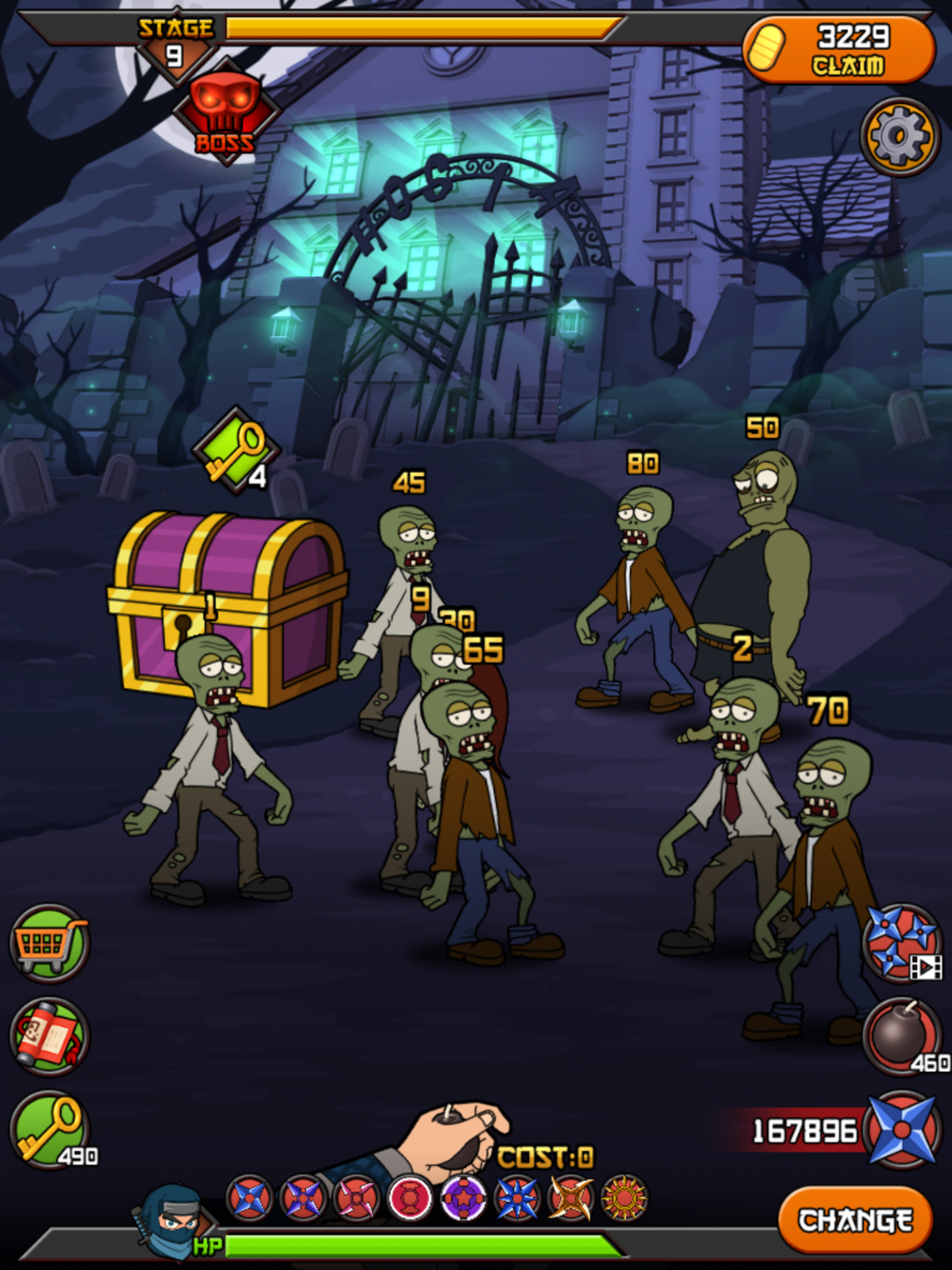 Zombies vs Ninja