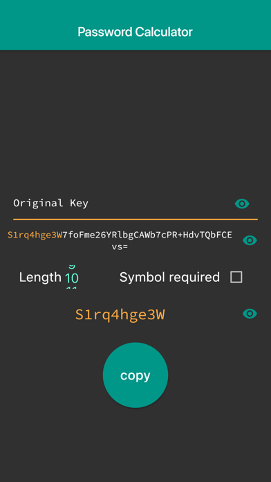 Password Calculator screenshot 4