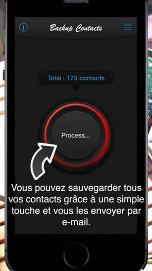 Capture d'écran de Sauvegarde Des Contacts ! sur iPhone 4