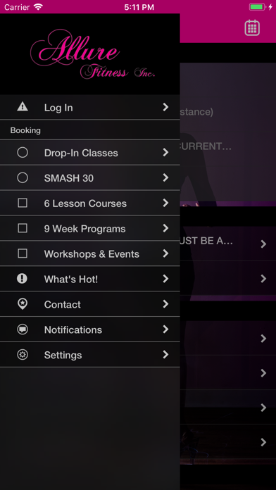 Screenshot #2 pour Allure Fitness Inc.