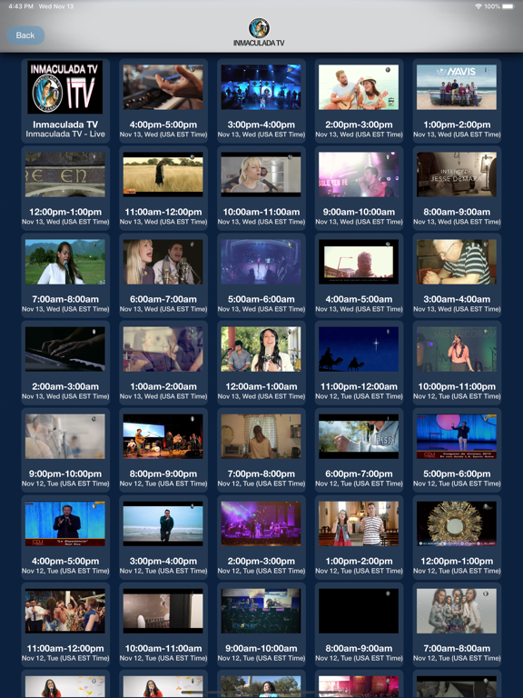 ITV Inmaculada TV iPad screenshot 7 - Lifestyle app