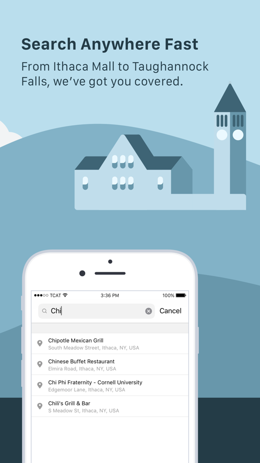 #2. Ithaca Transit - Live Tracking (iOS) 由: Walker White
