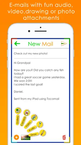 Game screenshot Tocomail - Email for Kids hack