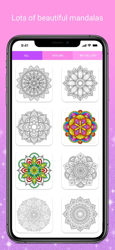 Mandala Color by Number