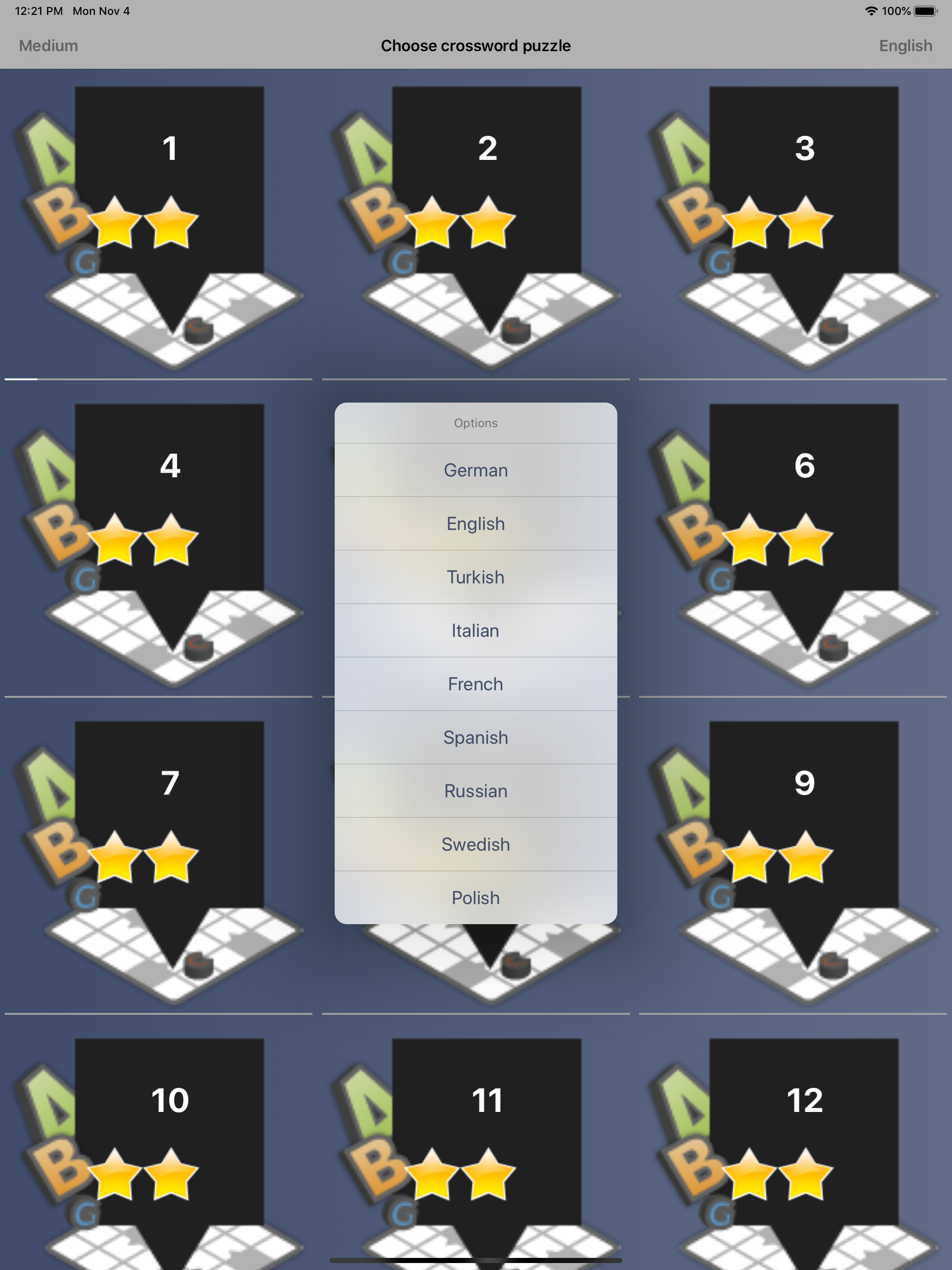 Crosswords Mobile
