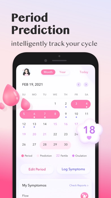 Flyer Period Tracker Screenshot