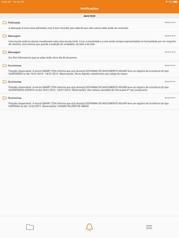 Screenshot #6 pour Escola Cantinho Feliz UNID II