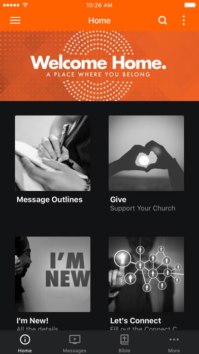 Judah Church App. Screenshot