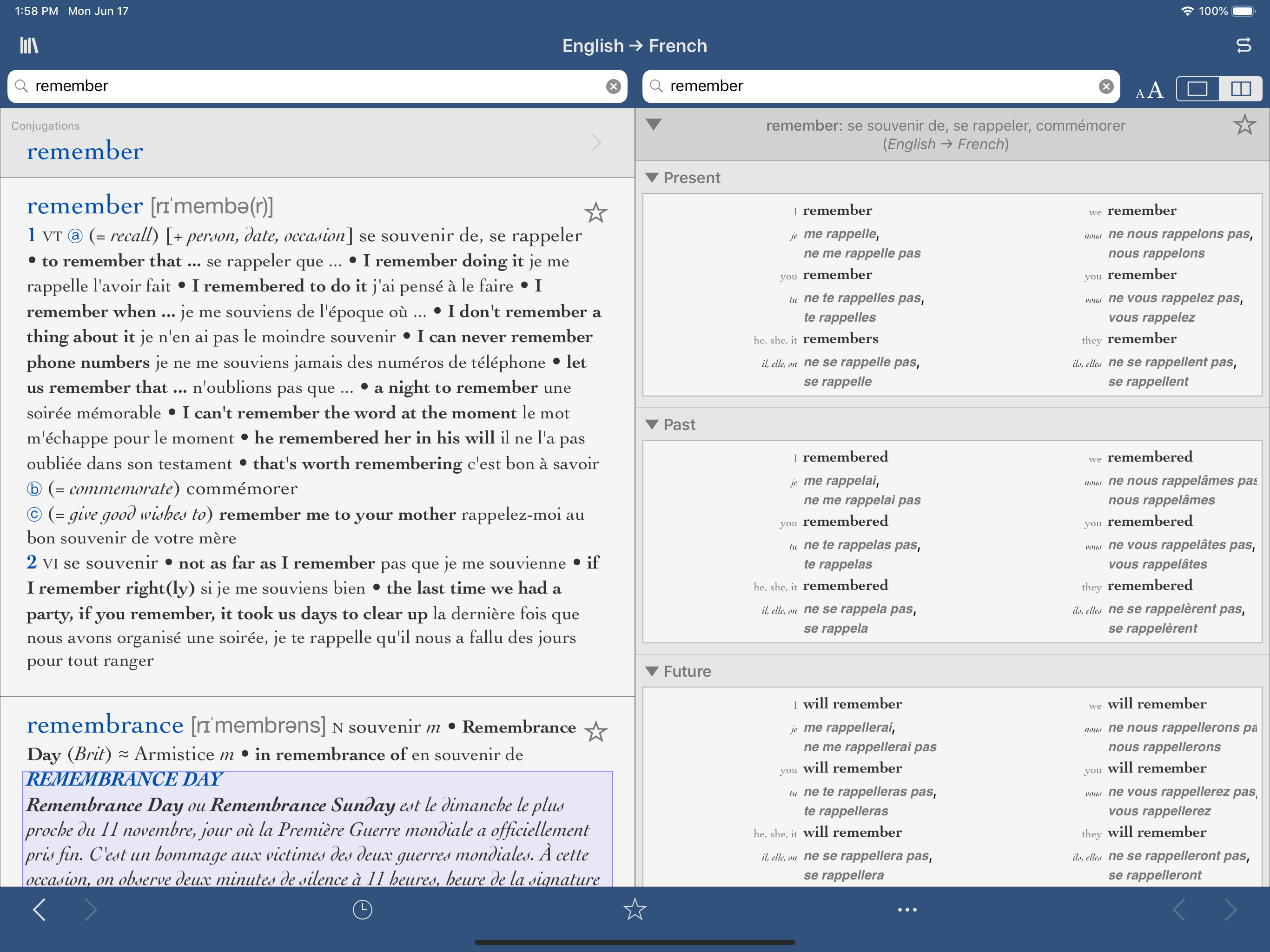 Collins-Robert Concise screenshot 7