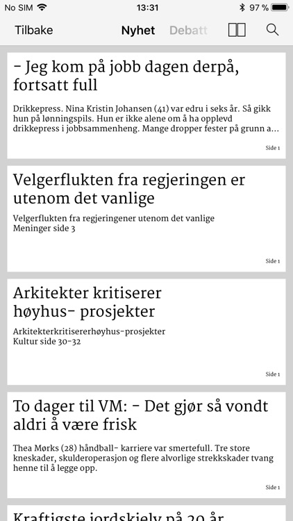 Aftenposten eAvis screenshot-3
