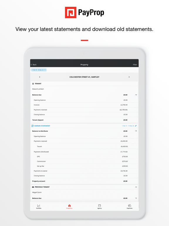 Screenshot #5 pour PayProp Owner