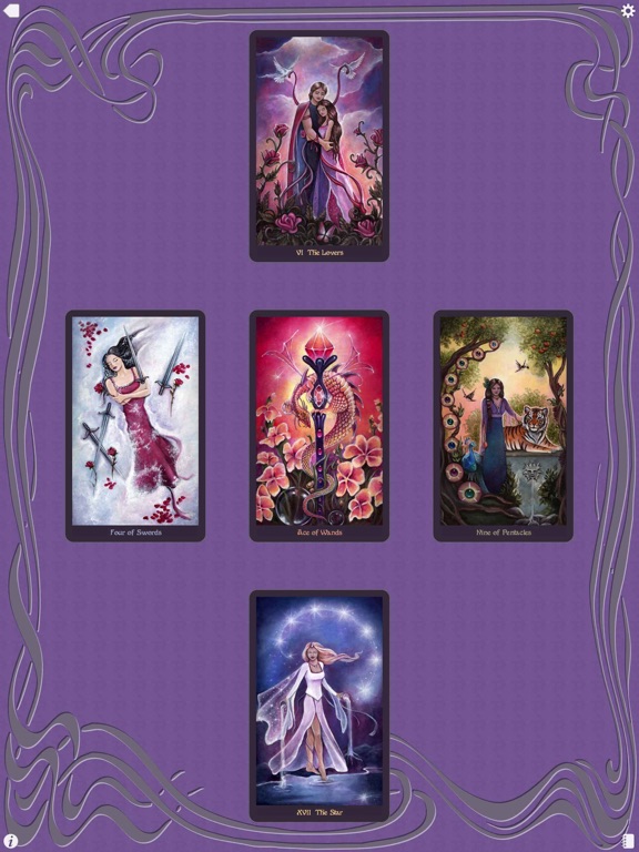 Crystal Visions Tarot iPad screenshot 5 - Entertainment app