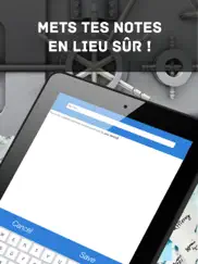 secure notes - bloc-notes iPad Captures Décran 3