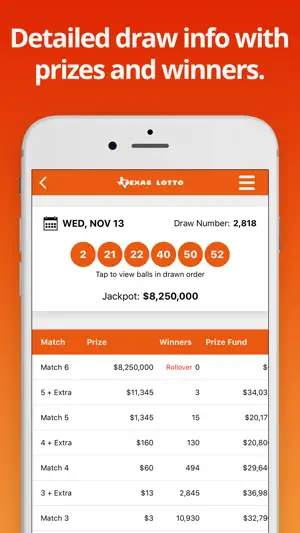 Texas Lotto Results screenshot 2