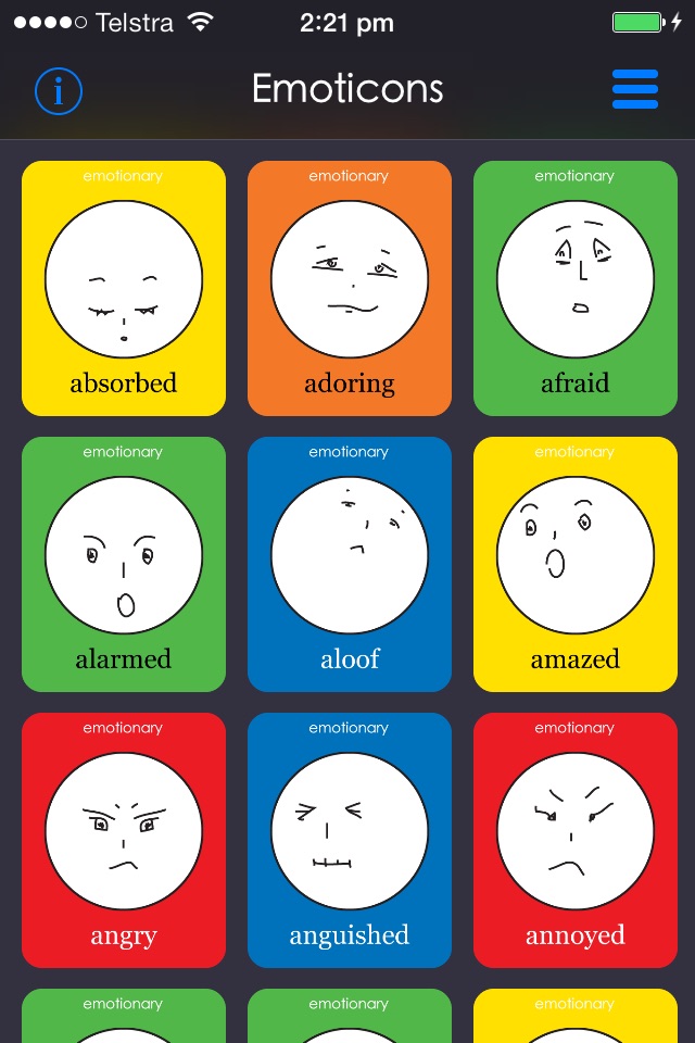 emotionary by Funny Feelings ® screenshot 2