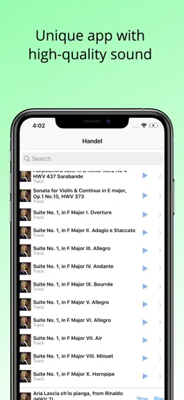 Game screenshot The Best of Handel - Music App hack