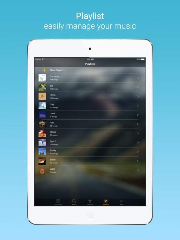Music Player - Unlimited Songs iPad screenshot 4 - Music app