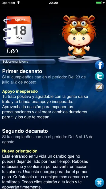 Horóscopo HD Pro screenshot 2 of 3