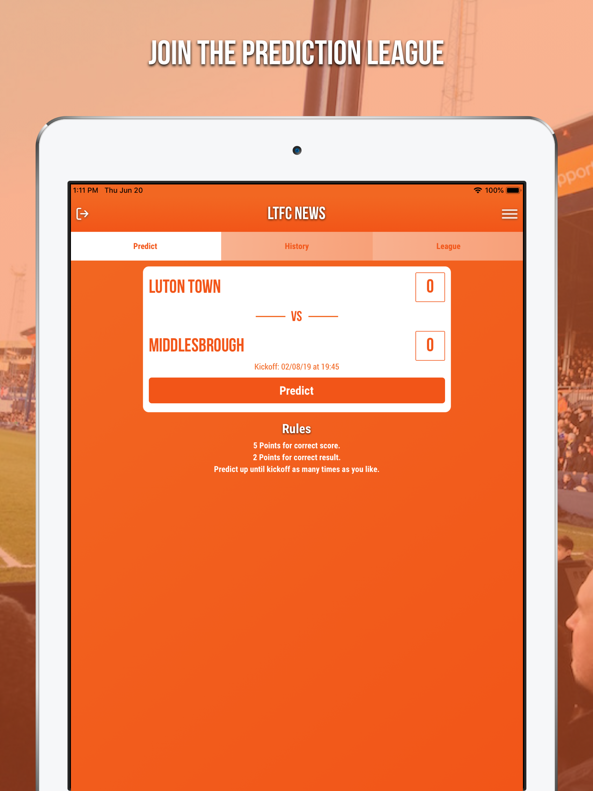 LTFC News App screenshot 7