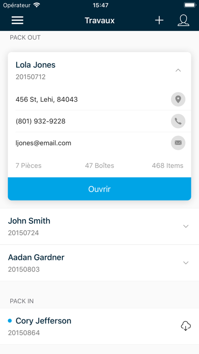 Screenshot #1 pour ContentsTrack