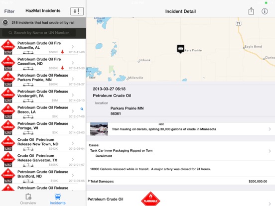 Screenshot #4 pour Hazmat Incidents
