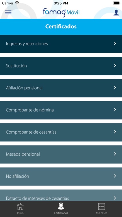 Fomag Móvil screenshot-3