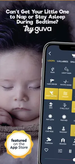 Game screenshot BedTime Sleep Sounds - Guva mod apk