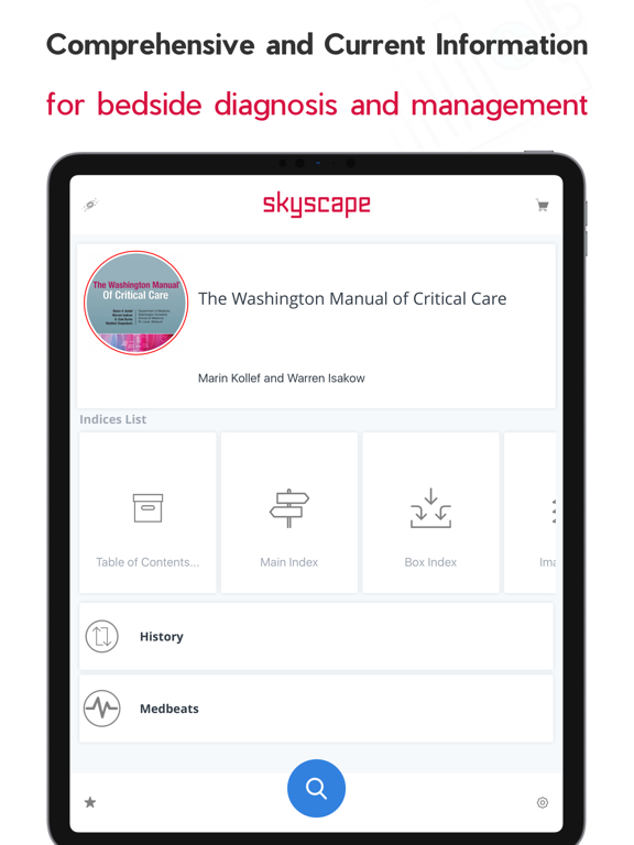 Screenshot #1 for Washington Manual Critical