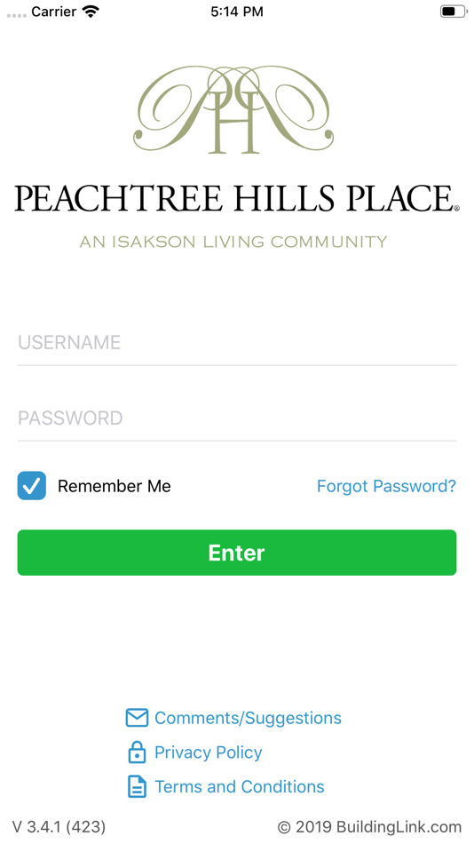Peachtree Hills Place Portal - 3.9.1 - (iOS)