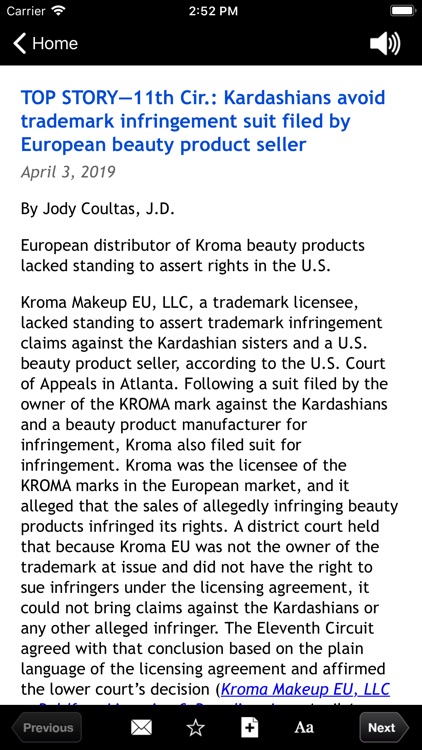 IP Law Daily Mobile screenshot-3